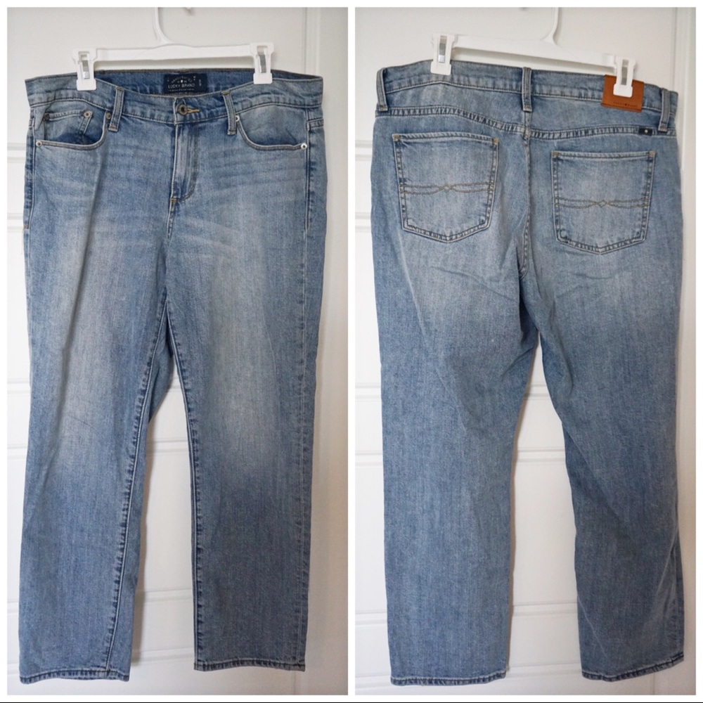 Lucky Brand Cropped Mom Jeans